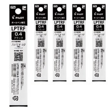 파이롯트 쥬스업 3 4 다색볼펜 리필심 0.4mm, 블랙, 5개 블랙, 5개