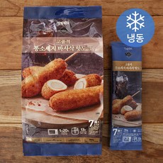 잇퀄리티 고품격 통소세지 바사삭 핫도그 (냉동), 90g, 4개입, 1개