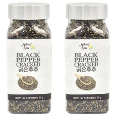 Natural Spice 粗粒胡椒, 2個, 90g