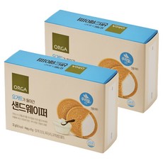 ORGA 夾心餅乾, 優格口味, 32g, 2盒