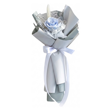 Floral M 月亮女神永生玫瑰花束, 灰色