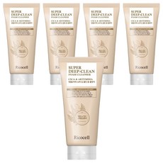 리코셀 병풀 앤 약쑥 슈퍼 딥 클린 폼 클렌저, 120ml, 5개