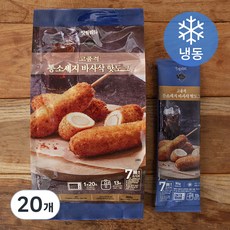 잇퀄리티 고품격 통소세지 바사삭 핫도그 (냉동), 90g, 4개입, 5개