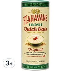 FLAHAVAN'S Quick Oat原味燕麥, 500g, 3個