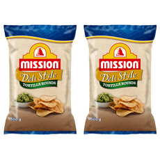 mission Foods 圓形玉米片, 2包, 500g