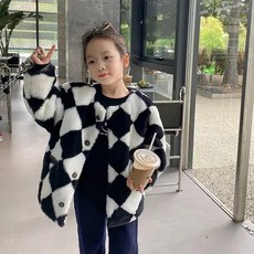 女童絲絨外套 CCV54GCT140