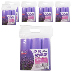 居家工坊 香氛清潔袋 大(75 x 65cm) 薰衣草 3捲, 6包