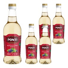 PONTI 白酒醋, 6%酸度, 500ml, 5瓶
