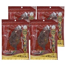 清真國際牛肉店 五香牛肉乾 60年老店 獨家漢方香料, 180g, 4包