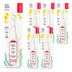 래디어스 토츠플러스 유아용 칫솔, 퍼플 + 그레이, 1개입, 6개