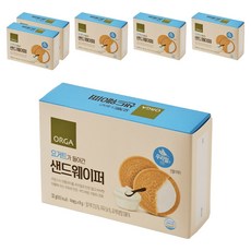 올가홀푸드 요거트가 들어간 샌드웨이퍼, 요거트맛, 32g, 6개