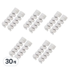 다름이야 케이블 보호 슬리브, 화이트, 30개
