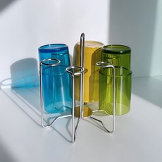 Yogomoji 全304不鏽鋼保溫杯杯子瀝水架 6格, 單一顏色, 1個