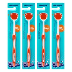 tooth note Vroom 刮舌器 柳橙, 4個