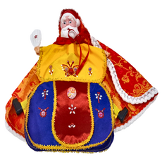 A-ONE 匯旺 可愛披風布袋戲偶 AE-TBC9 聖誕老人 顏色隨機, 1個, 1