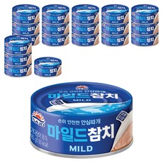 사조 마일드 참치 안심따개, 85g, 20개