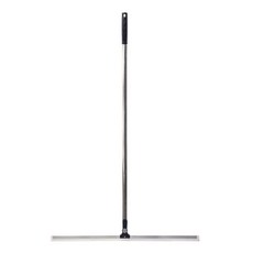 World Clean 黑色矽膠刮水器 + 不鏽鋼桿, 1個