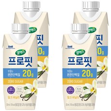 Selex 無糖完整蛋白飲 香草牛奶風味, 4瓶, 250ml