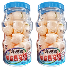 AJI OKASHI 味覺百撰 呼拉豬 優格風味糖, 120g, 2罐
