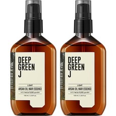 제이숲 딥그린제이 아르간 오일 헤어 에센스 라이트, 100ml, 2개