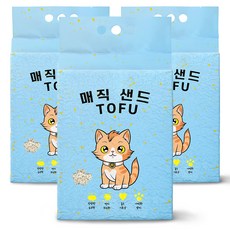 메디펫 매직 응고형 고양이 두부모래 가는입자, 10L, 3개, 라벤더향