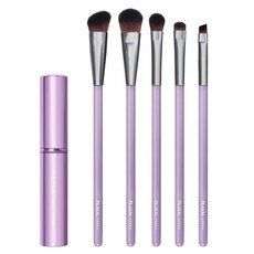 FLALIA 極光彩妝刷5件組 + 馬口鐵盒套組, 單一顏色, 1個