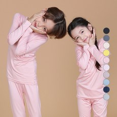 보누맘 아동용 웜히트텍 발열 실내복 상하세트