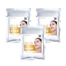 LINDSAY 黃金滋潤軟膜粉，有助於提升彈性，打造緊緻肌膚, 1包, 3包