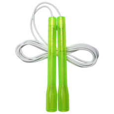 JFROPE Twinkle 競速跳繩, 綠色 + 白色線, 1個