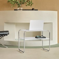 하우스레시피 모딘 플랫 선반 테이블, 화이트, 1개