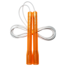 JFROPE Twinkle 競速跳繩, 橘色 + 白色線, 1個