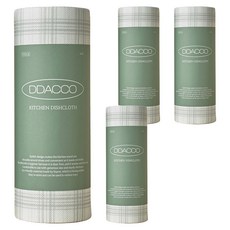 DDACCO 可水洗抹布 灰色, 4個, 35入