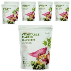 씨튼베이커리 유기농 채소 후레이크, 200g, 6개