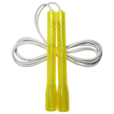 JFROPE Twinkle 競速跳繩, 黃色 + 白色線, 1個