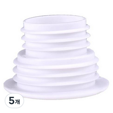 배수구 냄새방지 틈새막이 화이트, 5개