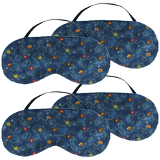 Green Life 香草熱敷眼罩 淺藍聚酯纖維, 1入, 4個