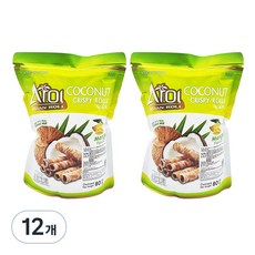 椰子捲心酥 芒果口味, 12包, 80g