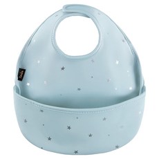 Simba 小獅王辛巴 好吃防水圍兜 33 x 26cm, 小島星球淺藍, 1個, 1件