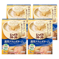 pokka sapporo 波卡 蛤蜊風味巧達濃湯 Set, 53.4g, 4袋