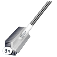 Musikine 清潔博士 廁所縫隙 浴室地板 清潔刷 推水器, 3個, 白色