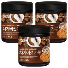 조은약초 차가버섯 가루, 200g, 3개