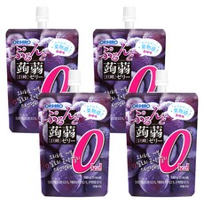 오리히로 곤약젤리 제로 칼로리 거봉맛, 130g, 4개