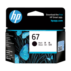 HP 67 原廠墨水匣 3YM56AA 適用多款HP印表機, 黑色, 1個