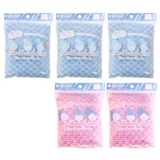 BELLE MADAME 貝麗瑪丹 沐浴巾 尼龍70% 特多龍30% 99 x 29.5cm, 藍色 + 粉色, 5條, 1組