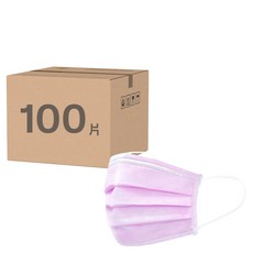 MEDTECS 美德醫療 醫用口罩 未滅菌 小臉款 大童, 脫魯粉, 50片, 2盒