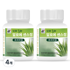 DulyAloe 優質蘆薈萃取錠, 74.4g, 4瓶