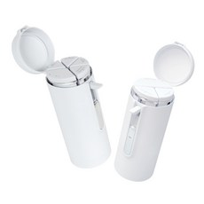 每瓶多合一多瓶淋浴瓶+護膚瓶套組, 白色的, 1套