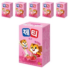제티 딸기맛, 17g, 20개입, 6개