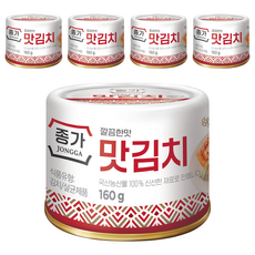 Jongga 泡菜, 160g, 5罐