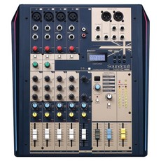 사운드크래프트 컴팩트 아날로그 믹서, 블루, NANO M08BT